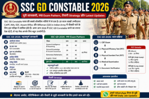 SSC GD Constable 2026: पूरी जानकारी, नया Exam Pattern, तैयारी Strategy और Latest Updates