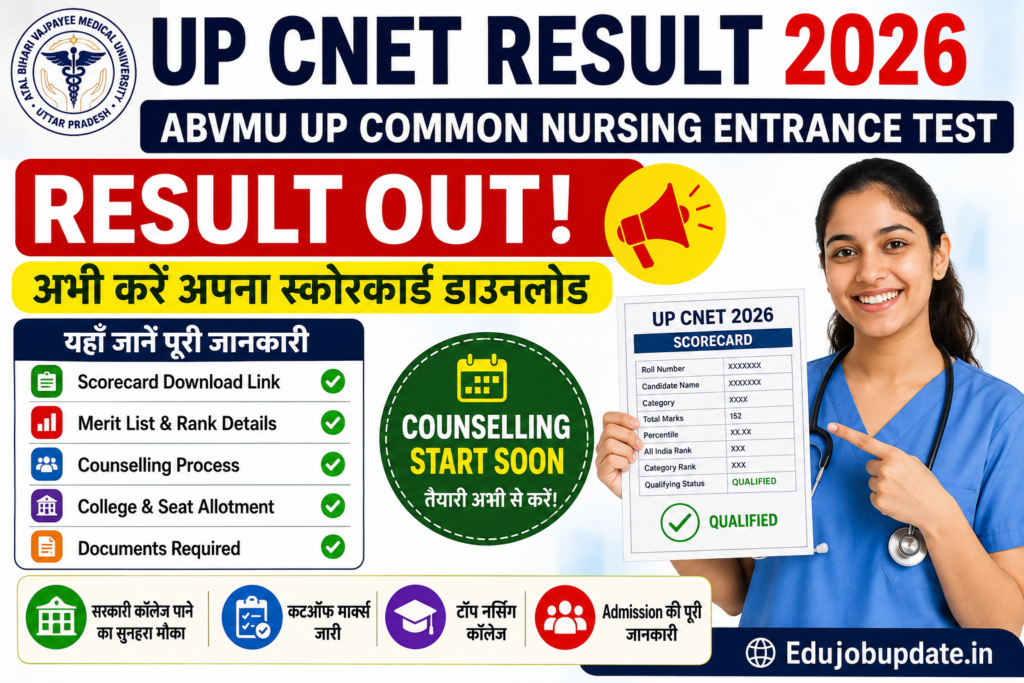 ABVMU UP CNET Result 2026