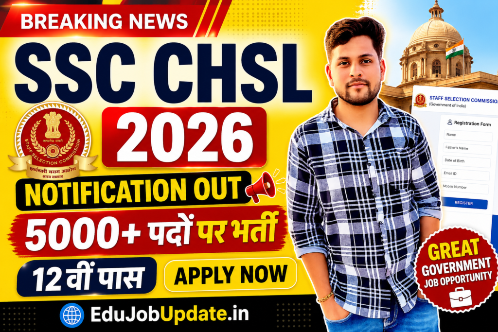 SSC CHSL 2026 Notification Out