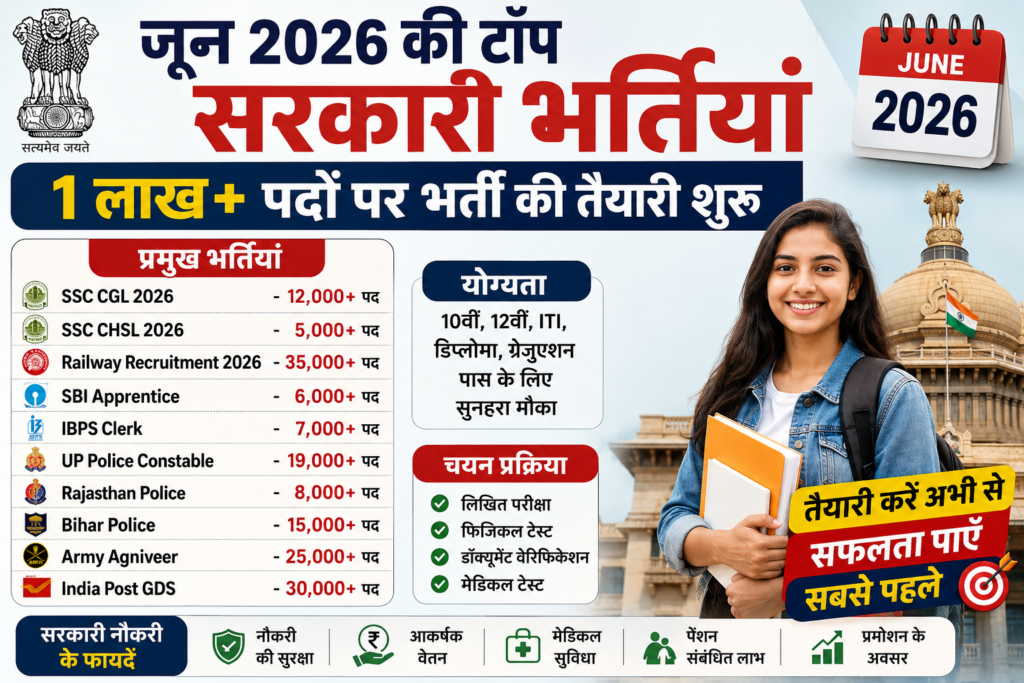 June 2026 Sarkari Naukri