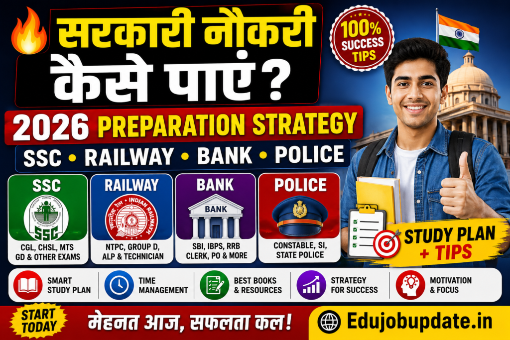 सरकारी नौकरी की तैयारी कैसे करें
