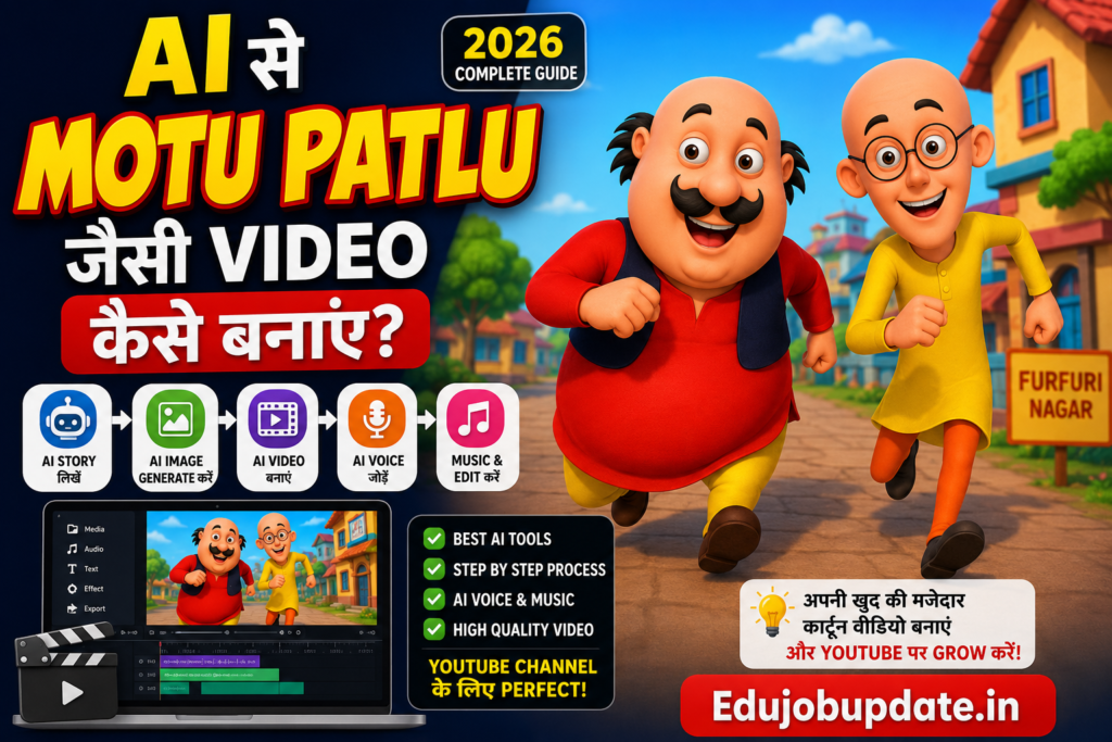AI Se Motu Patlu Jaisi Video Kaise Banaye